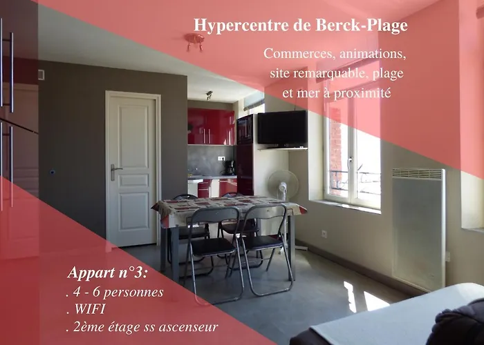 Appart 4-6 Pers Berck-Plage Hyper-Centre